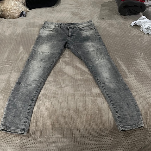 Men's Grey Jeans - Picture 1 of 5